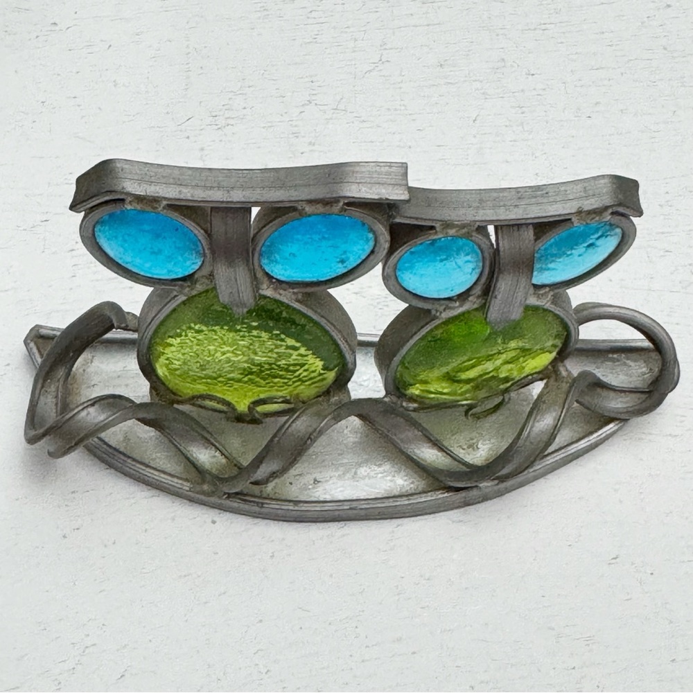 Adorable Stained Glass Sun Catcher Owls Window Lead Metal Vintage - Picture 4 of 12